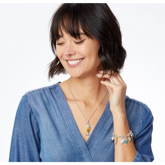 Brighton Ocean Dream Charm Bracelet, NWT MSRP $98.00 - Picture 3 of 4